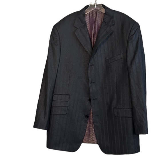 Earvin Magic Johnson Men's Sport Coat Jacket Blazer Style In Italy, Size 44R - Picture 1 of 13